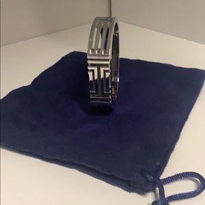 Tory Burch fit bit silver bracelet